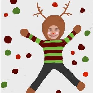 Silly elf - Reindeer